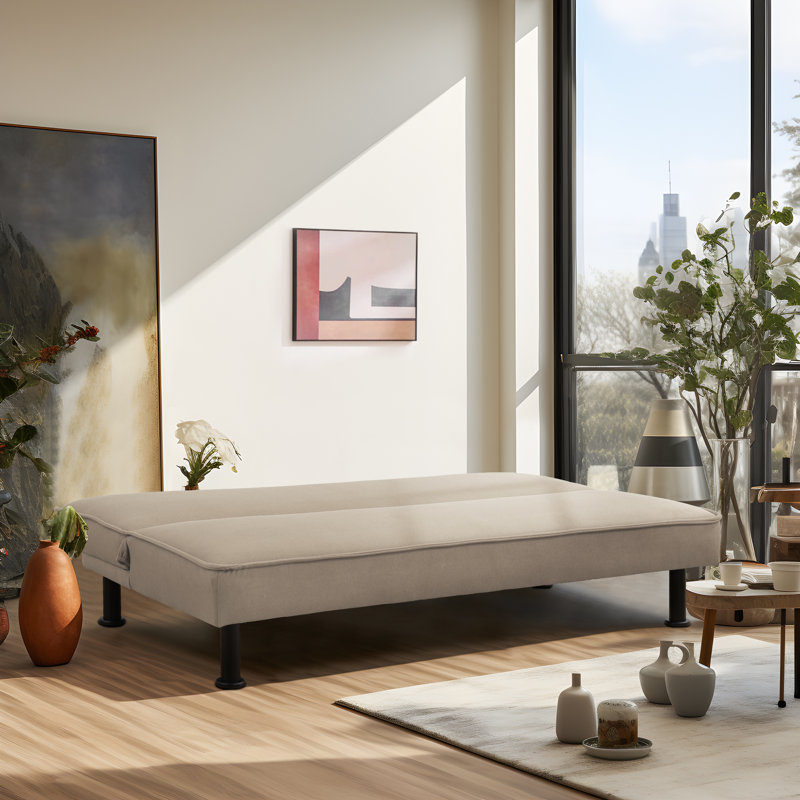 Coastrail Outdoor Convertible Sleeper Futon Sofa Bed Small Euro Lounger